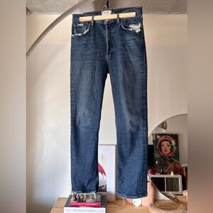 Agolde Riley Crop Straight Leg Jeans - Sz 27 x 25.5" Inseam